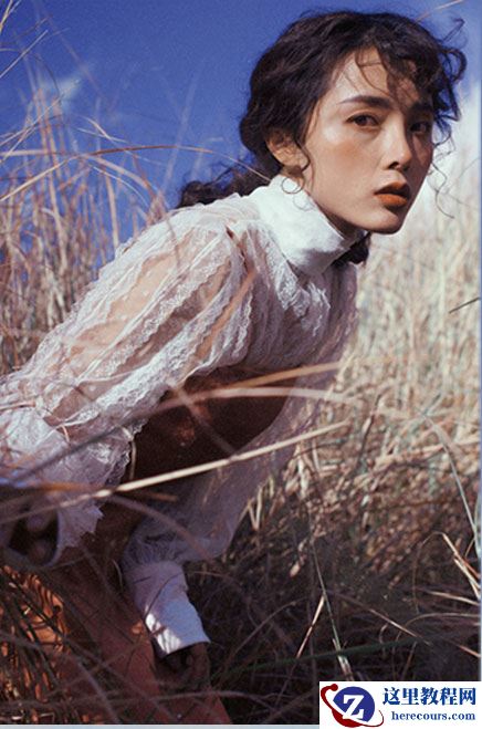 使用LR调出复古艺术效果外景人像照片调色教程