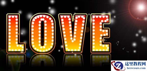 使用Photoshop制作串串珠文字效果