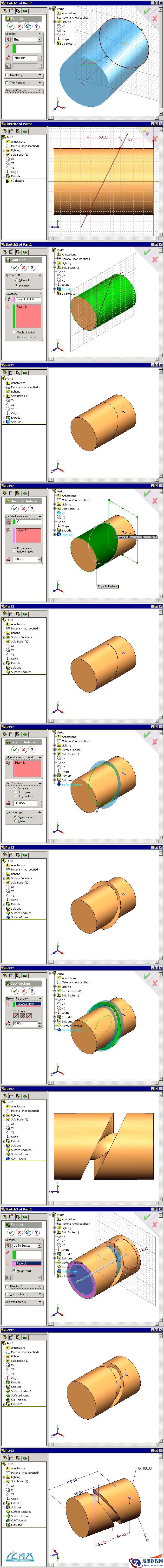 SolidWorks圆筒凸轮建模