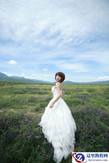 Photoshop打造高清晰婚纱照片的后期处理教程