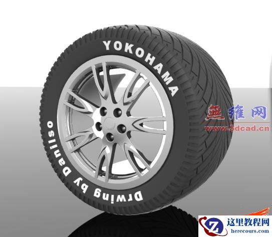 Solidworks教程:汽车轮胎加宽高速胎纹