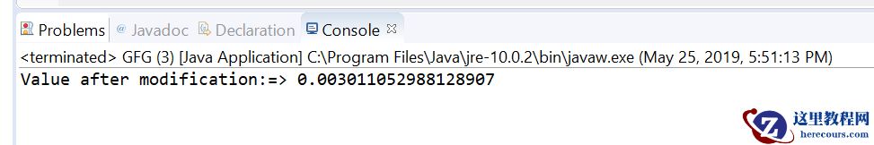 Java OptionalDouble ifPresent(DoubleConsumer)方法及示例