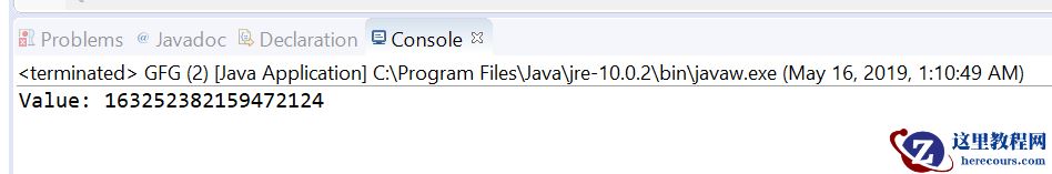 Java OptionalLong stream()方法及示例