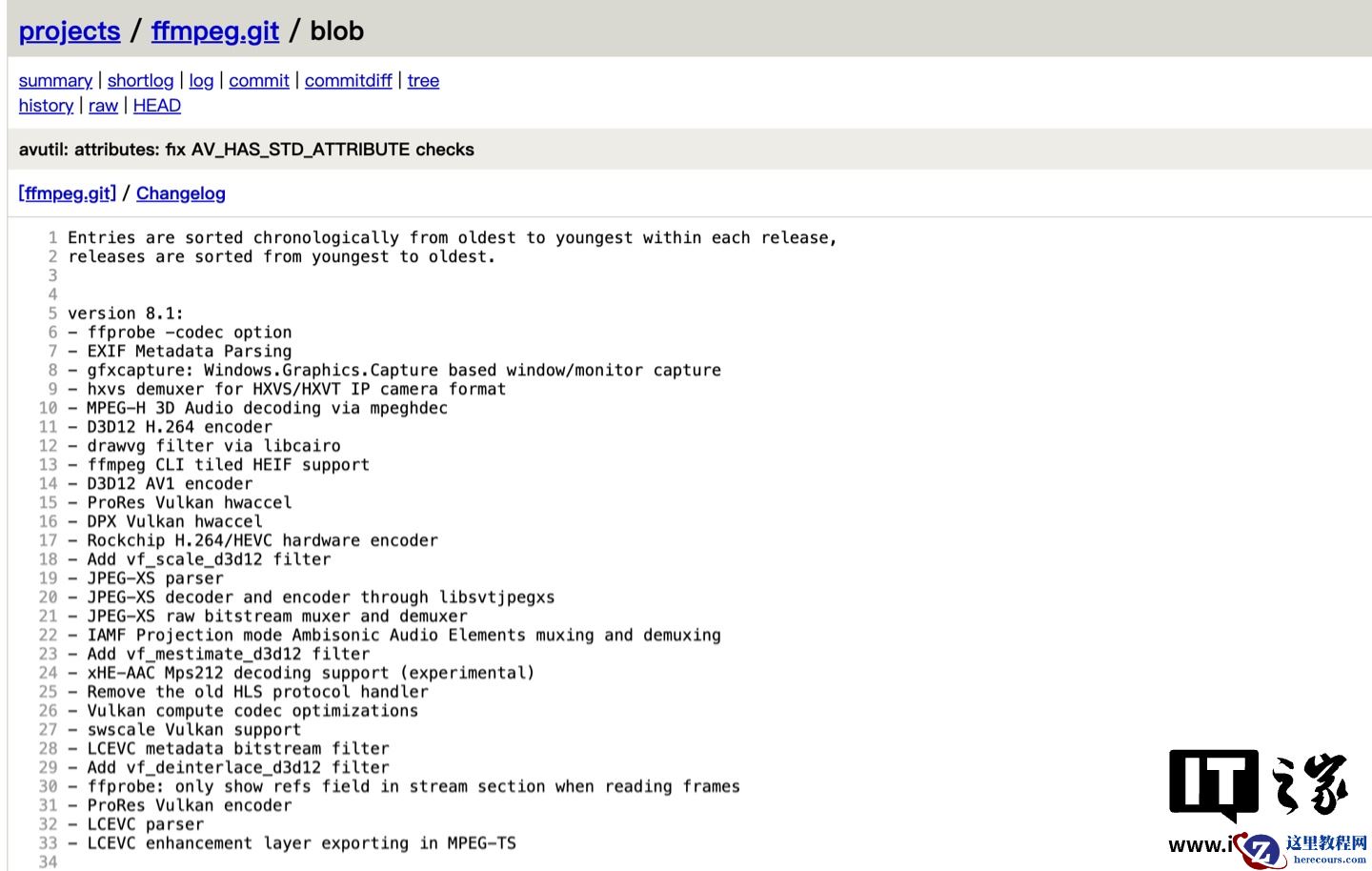 开源多媒体框架 FFmpeg 8.1 版本发布：新增支持 IAMF 空间音频及 JPEG-XS 格式