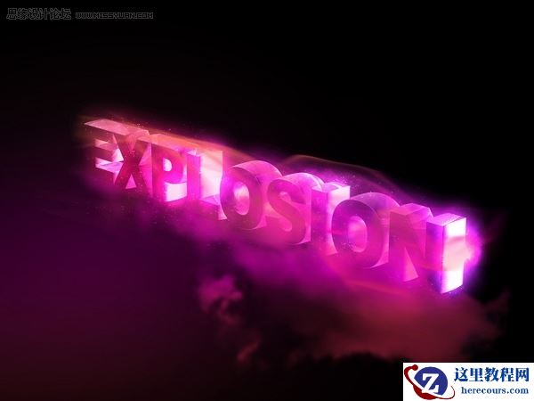 Photoshop制作令人惊叹的3D文字效果