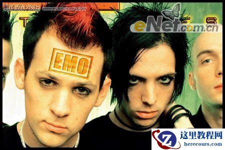 Photoshop给人物面部加上文字烙印