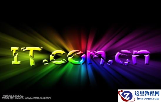 Photoshop图层样式制作崩裂的文字