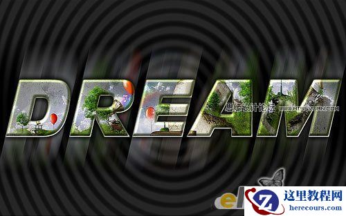 Photoshop打造梦想dream文字效果