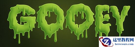 Photoshop字体教程：制作胶粘剂效果文字教程