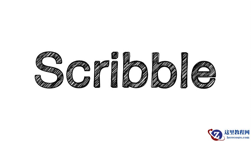 Photoshop制作手绘风格的涂鸦艺术字教程