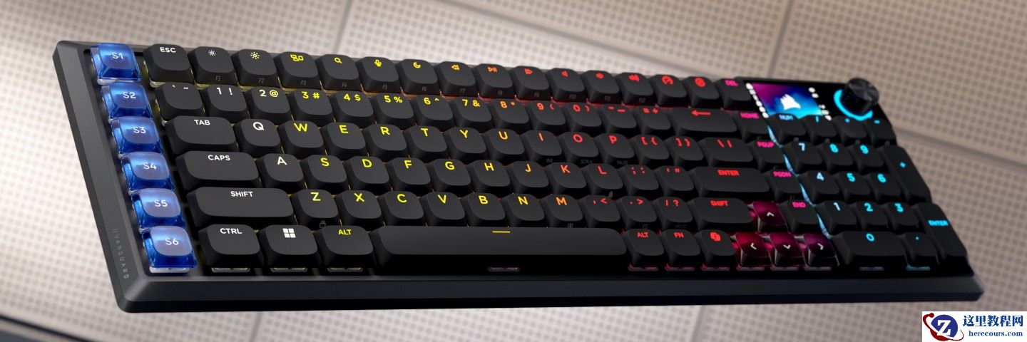 海盗船推出光学矮轴键盘 VANGUARD AIR 99 WIRELESS，集成 6 个 SD 键