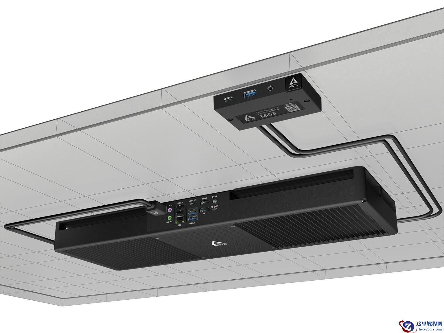 ARCTIC 升级桌下式无风扇被动散热迷你主机，带来 Senza AI 370