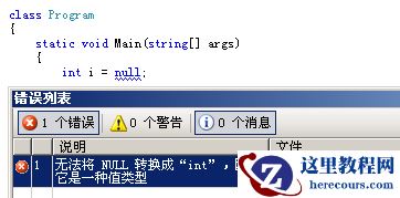 C#难点逐个击破（8）:可空类型System.Nullable