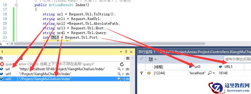 ASP.NET MVC 中获取当前URL、controller、action图文实例