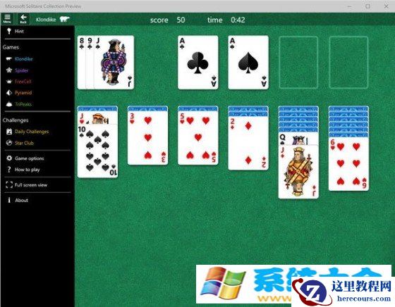 微软经典纸牌游戏回归Windows 10