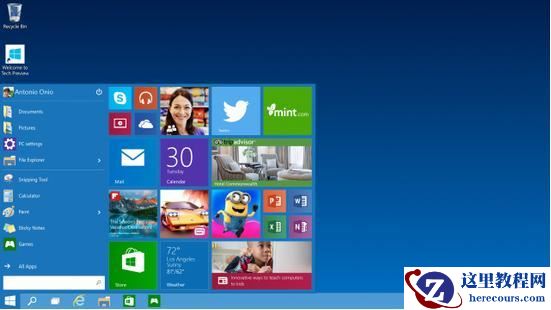 Win10与Win 7之间开始菜单有何不同