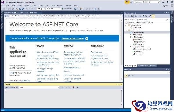 asp.net core实例教程之项目结构