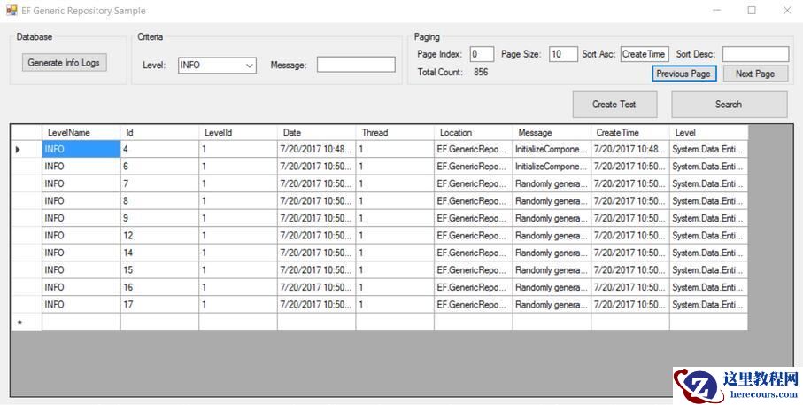 详述Entity Framework自定义分页效果实现方法