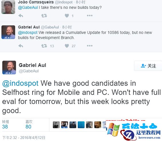 微软预告Win10一周年更新版新版本有望在本周推送