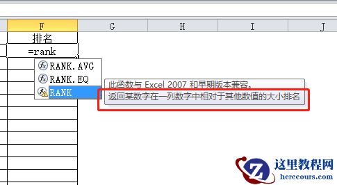 很好用的又容易被忽视的排名函数:RANK函数