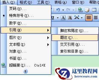 Word2007插入题注技巧之图片题注