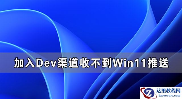 加入Windows预览版体验计划无法获得Win11推送怎么办？