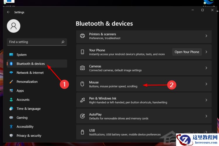 Win11怎么更改鼠标设置？Win11更改鼠标指针的教程