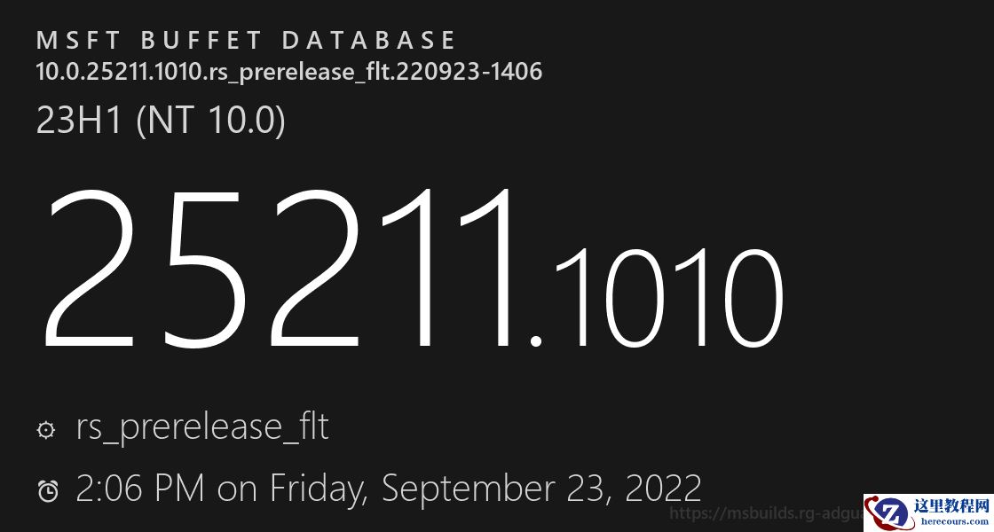 微软Windows 11 Insider Preview 10.0.25211.1010(KB5019342) 推送！