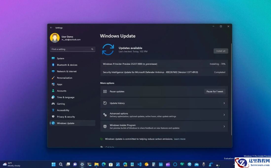 微软Windows 11 Insider Preview Build 25227.1000补丁包下载！附完整更新日志