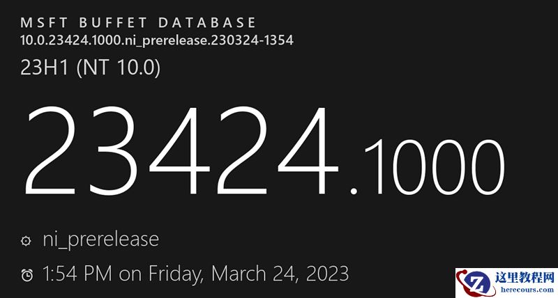 微软发布Windows11 Build 23424.1000(ni_release)预览版！