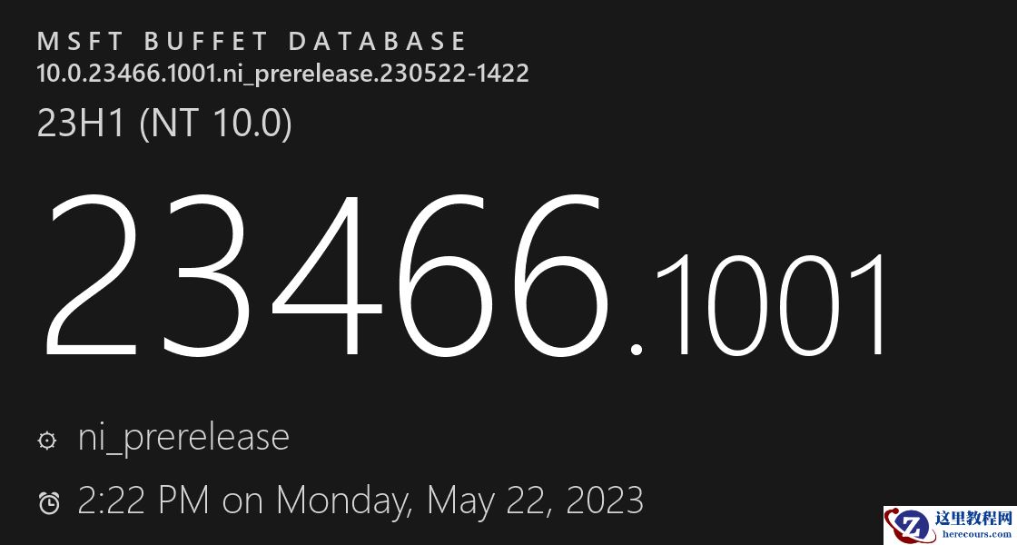 微软发布Win11 Insider Preview Build 23466！