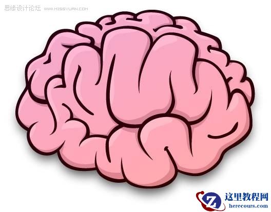 Illustrator绘制大脑图标教程