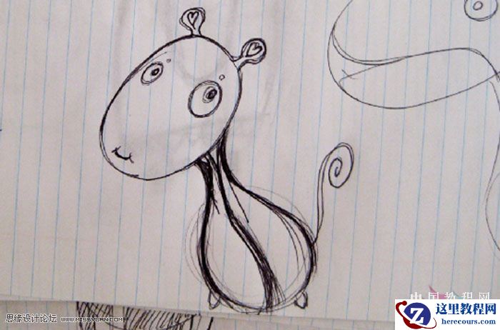 Illustrator绘制可爱的卡通动物安吉拉