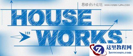 Illustrator教程：巧用涂抹命令打造文字草图效果