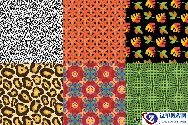 Illustrator中创建无缝图案的方法