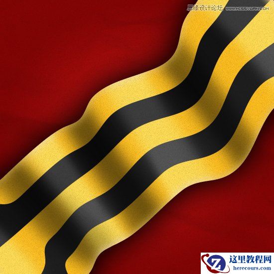 Illustrator结合PS创建一个复古丝带效果