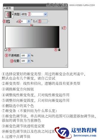 Illustrator使用渐变工具制作梦幻的十字星光教程