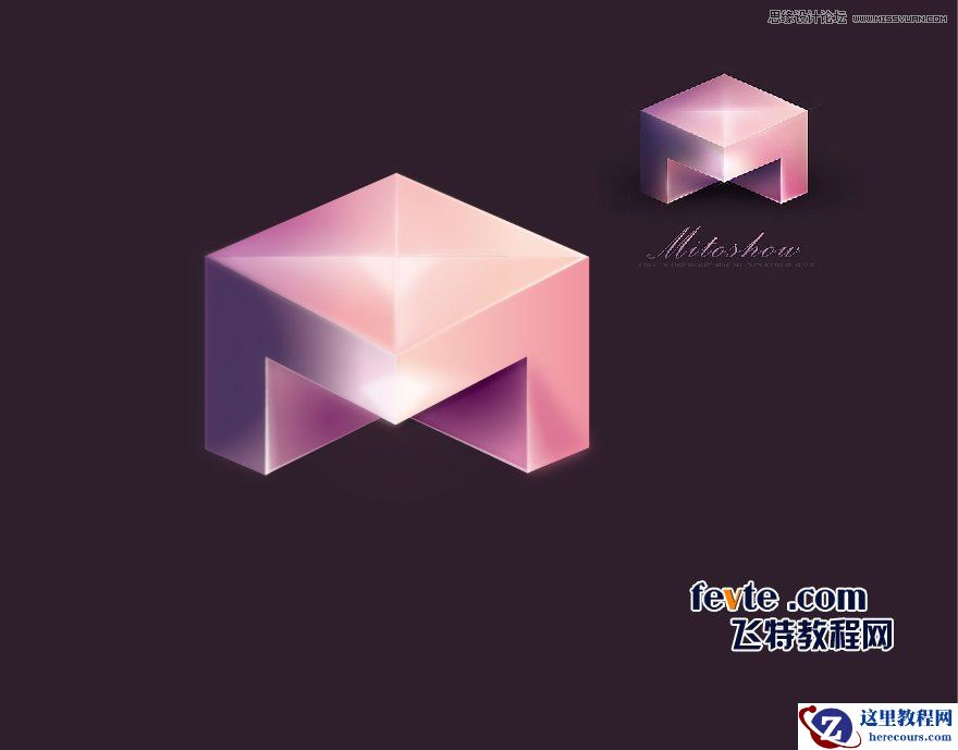 Illustrator制作超有质感立体矢量LOGO