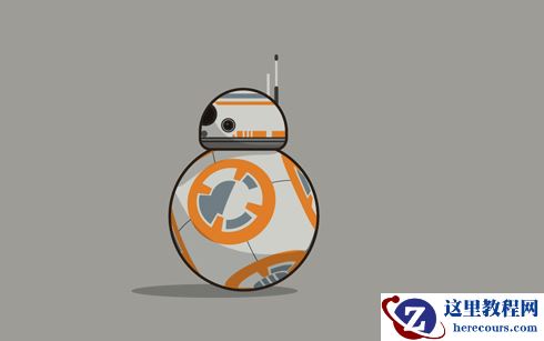 Illustrator制作可爱的BB-8机器人动画