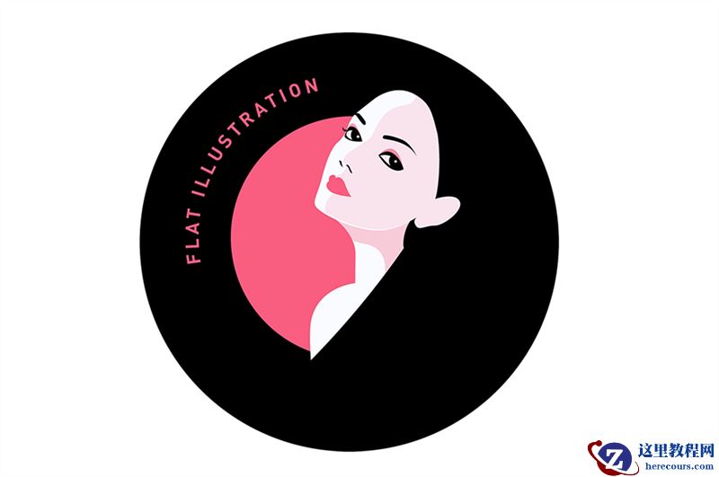 Illustrator绘制矢量风格的人像绘画教程