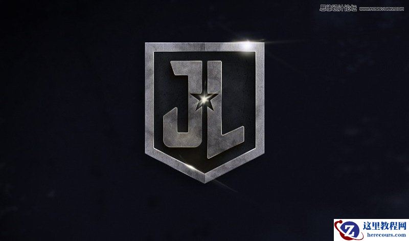 Photoshop结合AI设计正义联盟LOGO教程