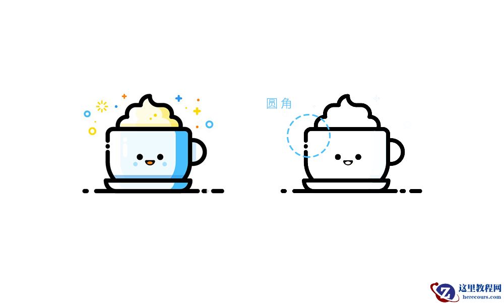 Illustrator绘制简约风格的MBE图标教程