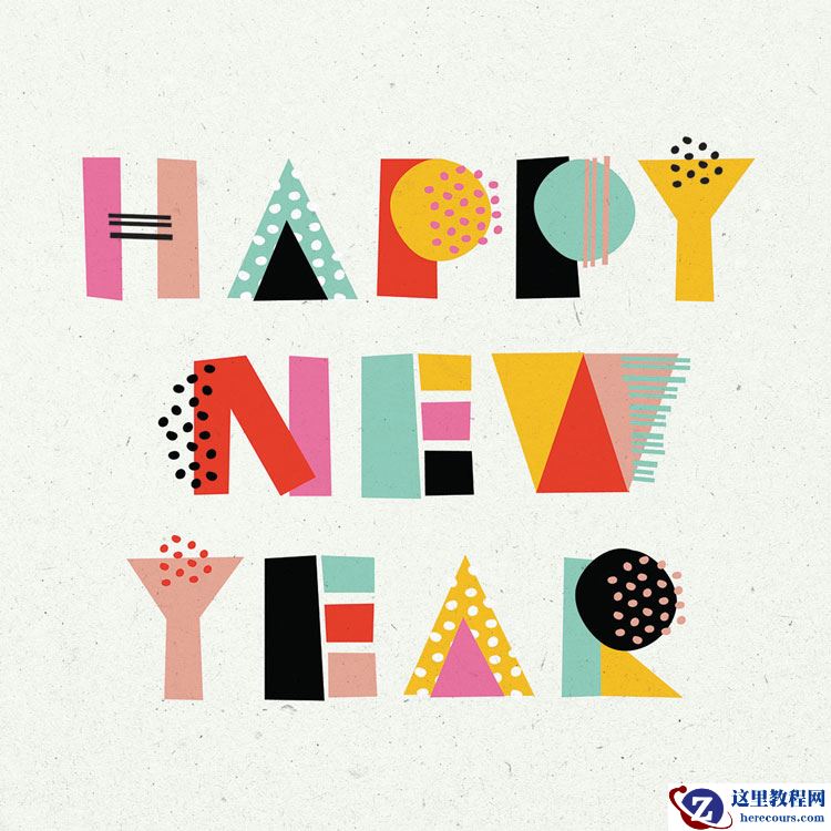 Illustrator绘制复古风格的手绘艺术字教程