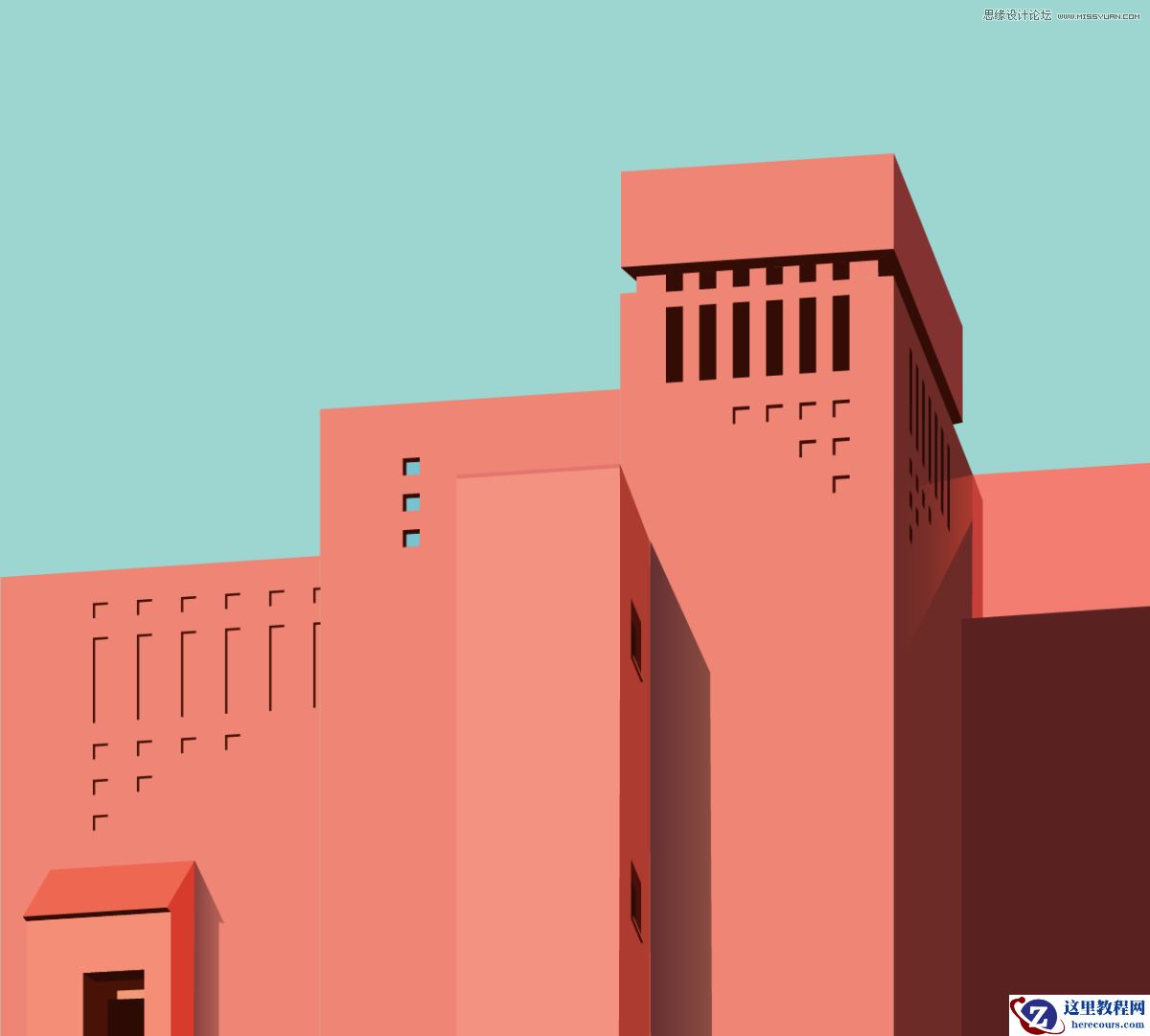 矢量插画：通过摄影作品学习AI插画绘画