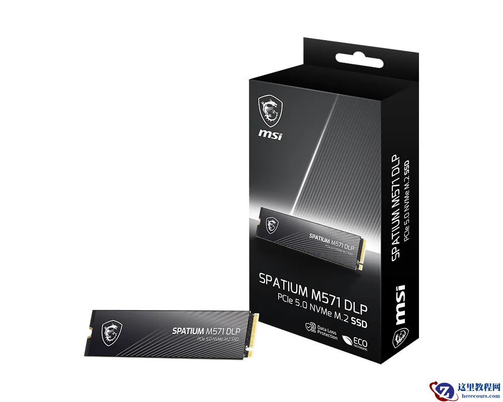 微星上线群联 E28 主控旗舰 PCIe Gen5 固态硬盘 SPATIUM M571 DLP