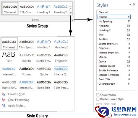 如何在Word 2016中查找样式？