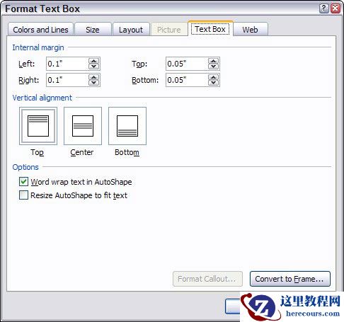 如何在Word 2007中格式化文本框？