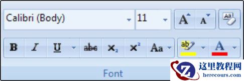 如何在Word 2007中为文本添加颜色？