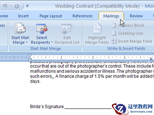 你了解Word 2007邮件合并功能吗？
