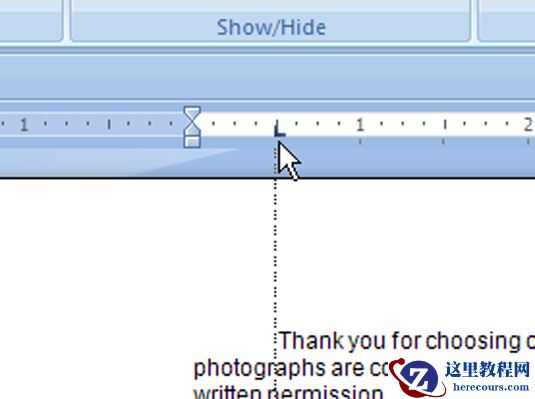 如何在Word 2007中取消设置制表位？